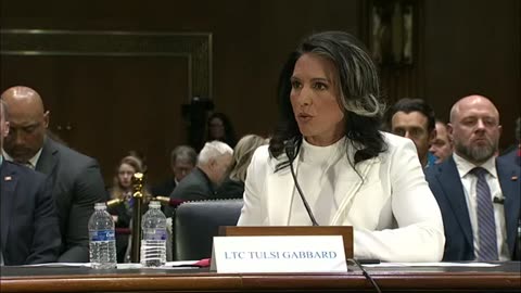 Tulsi Gabbard faces senate confirmation hearing