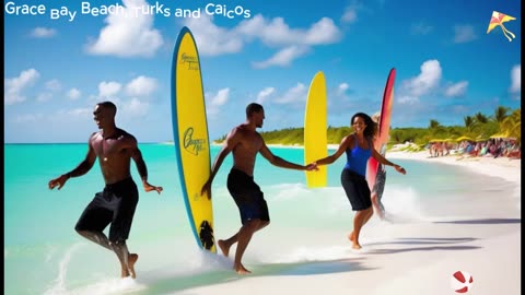 ⭐ Beach Music: At an amazing Grace Bay, Turks and Caicos beach 🍹🏝️⛱️ Enjoy!😊