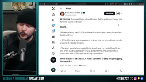 MEXICO CAVES, Trump WINS, Tariffs On Hold As Mexico Sends 10k Troops To Border To Stop Crime