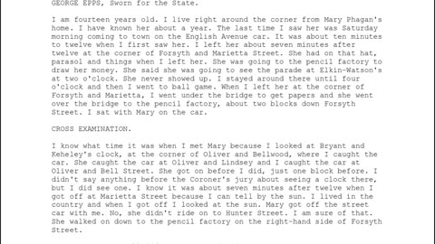 GEORGE EPPS, Sworn In For The State, 2nd To Testify