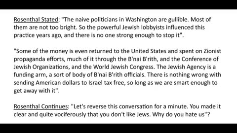 The Harold Wallace Rosenthal Interview 1976