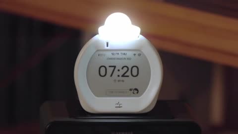 Raychel 1st Spatial AI Alarm for Sleep Mindfulness Desk. by NETVERSE