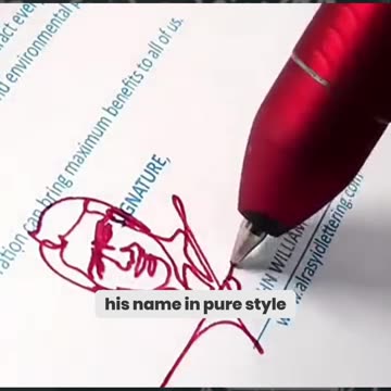 Unbelievable Signature Art! Watch This Guy’s Masterpiece Unfold!