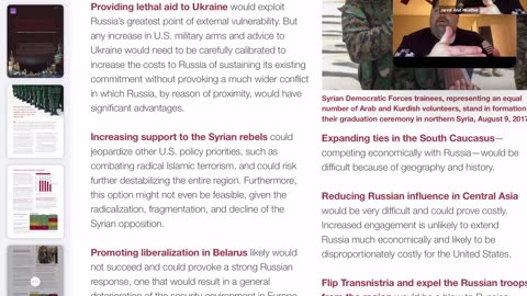 RAND Report Research Continued, Russia and the Rise of Syria's New Leadership