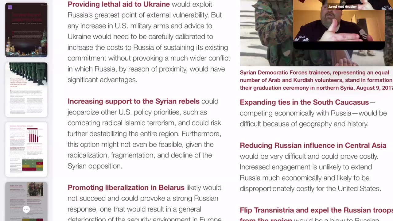 RAND Report Research Continued, Russia and the Rise of Syria's New Leadership