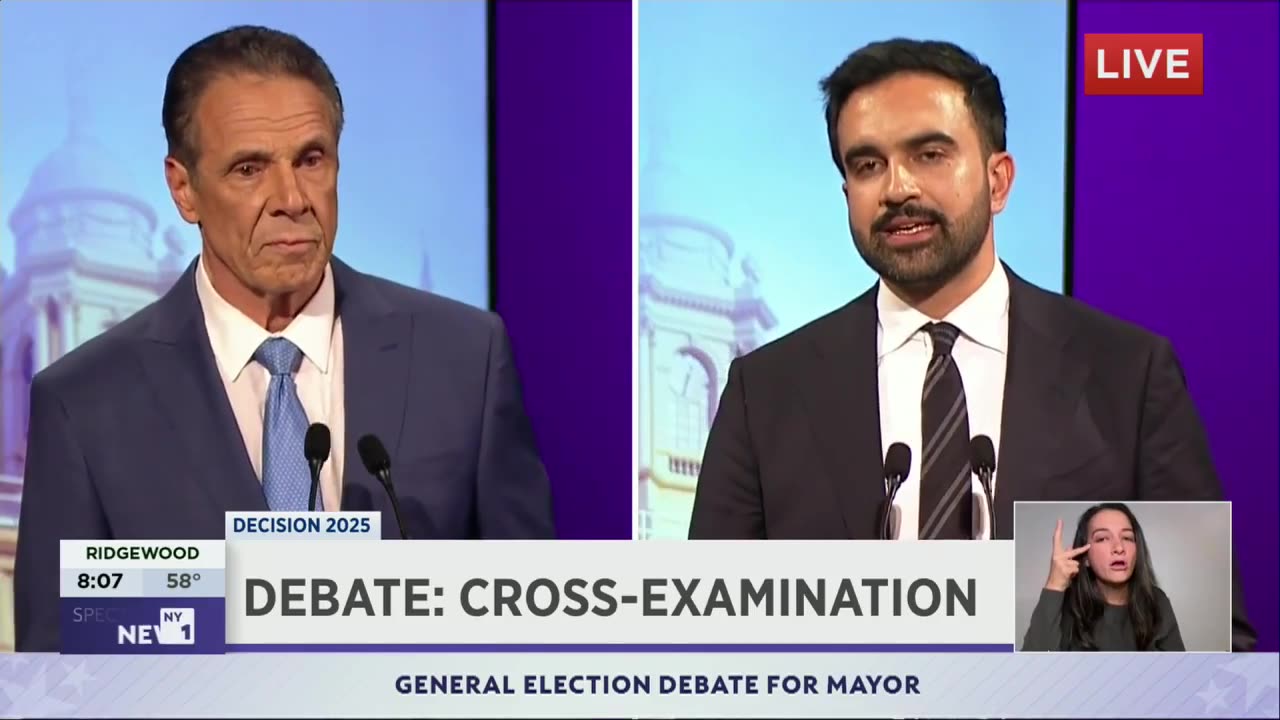 Sparks fly as Cuomo, Mamdani grill each other in debate