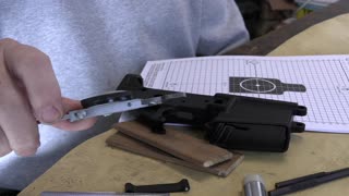 #3 Instaling trigger guard on AR15 lower receiver