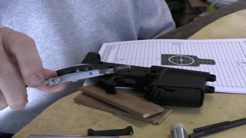 #3 Instaling trigger guard on AR15 lower receiver