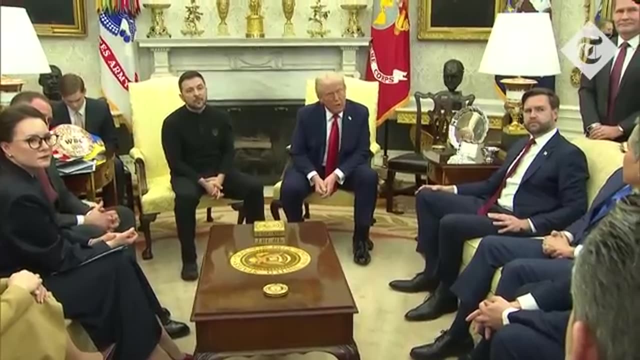 Mr Trump in turn accused Mr Zelensky of being “very disrespectful”.