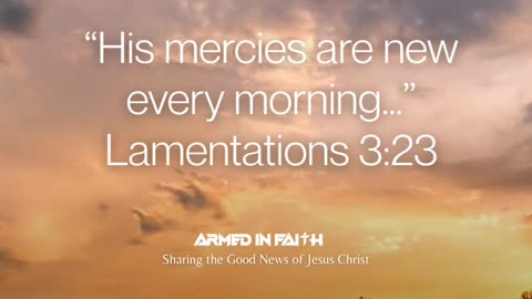 New mercies. New mindset.