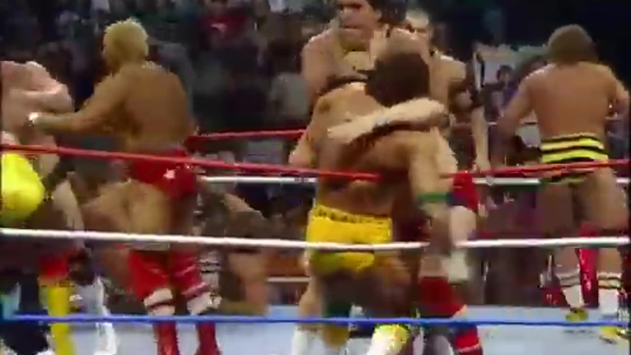 (1987.03.14) 20-Man Battle Royale - Saturday Night's Main Event - WWF