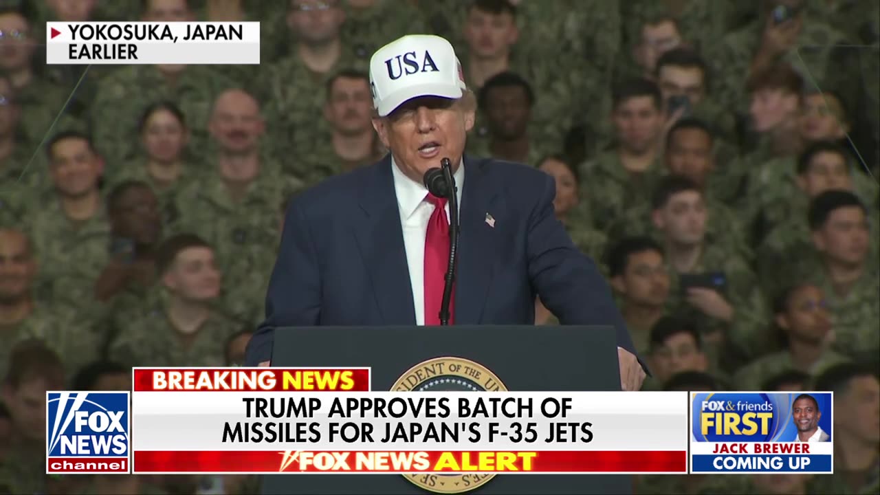 BREAKING: Trump approves batch of missiles for Japan's F-35 jets