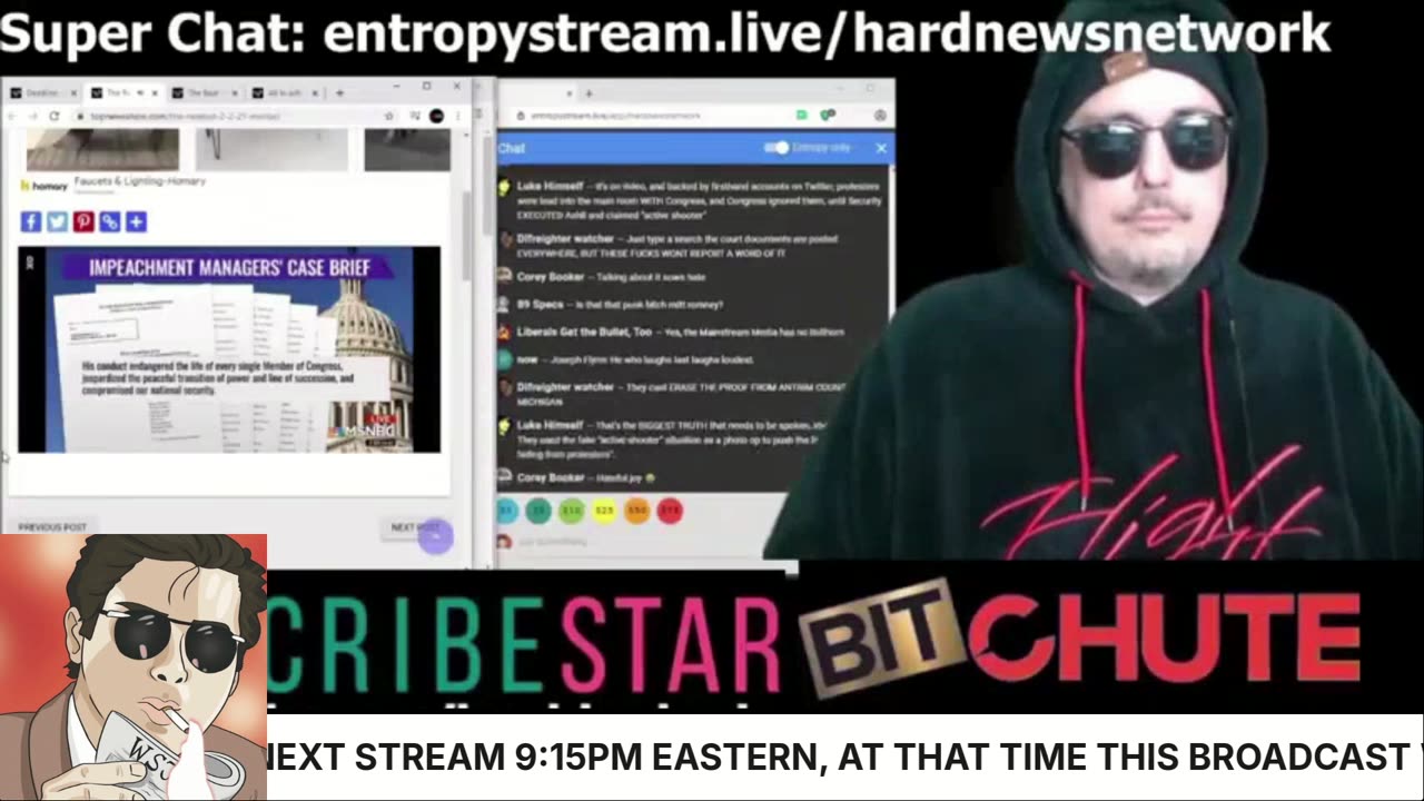 12/8/25 Hard News Network Then & Now