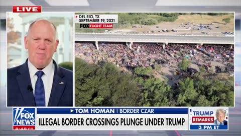 Border Czar Tom Homan: "President Trump did in three weeks what Joe Biden didn't do in four years."