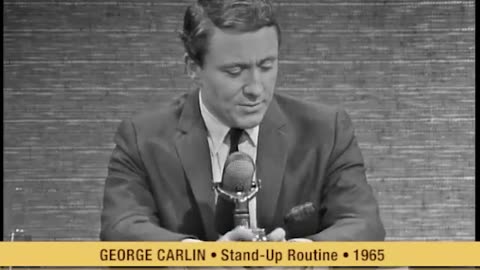 CLASSIC COMEDIANS CLASSIC COMEDY " THE START OF ' GEORGE CARLIN'