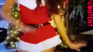 Holiday season outfit model