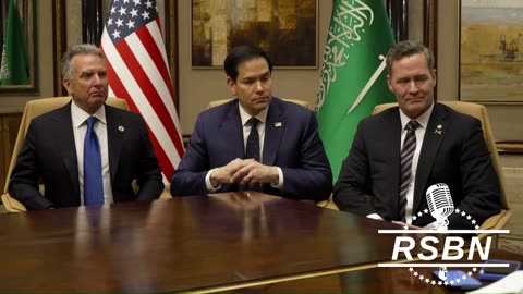 WATCH: Secretary of State Marco Rubio Takes Questions About Russia and Ukraine in Saudi Arabia