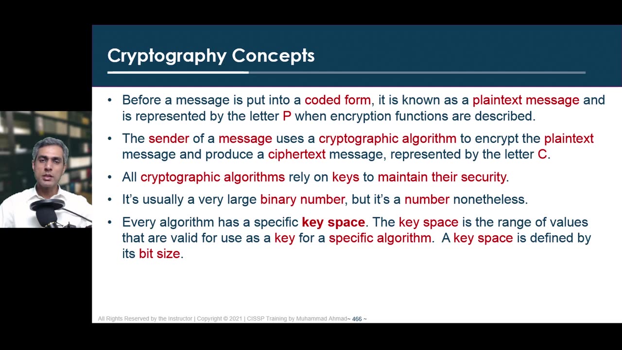 91 - Domain 3 - 36 and 37 Cryptography Concepts