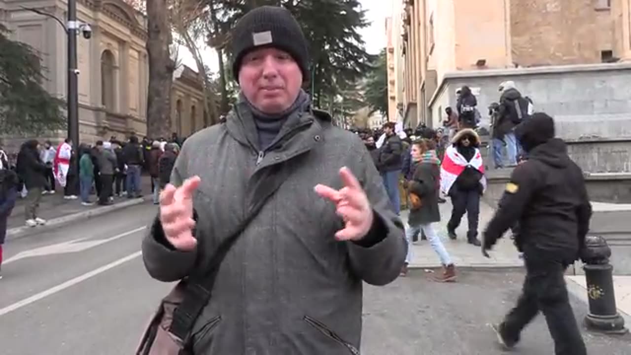 Georgia Protesters LOST? It's OVER? President Leaves Palace - Patrick Lancaster
