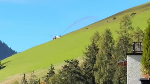 When You Think You're Having a Bad Day but Spot Some People Getting Sprayed With Manure
