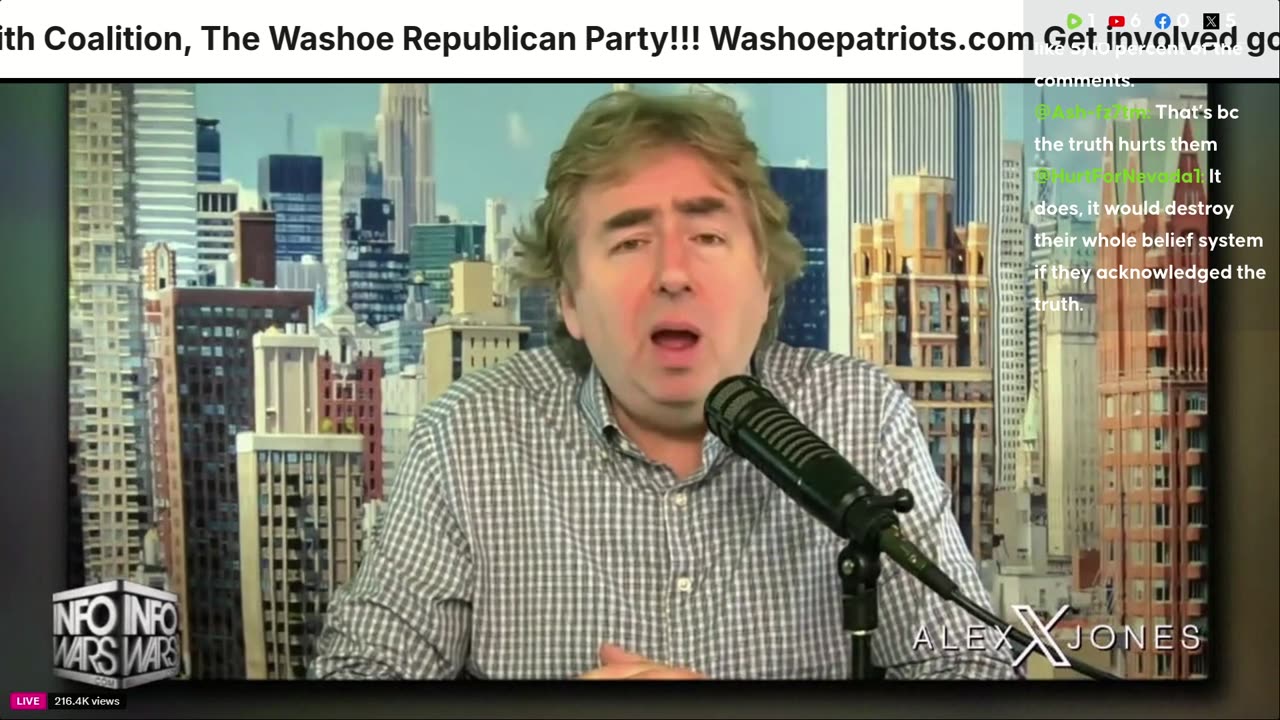 Alex Jones, Info Wars, 10/13/2025