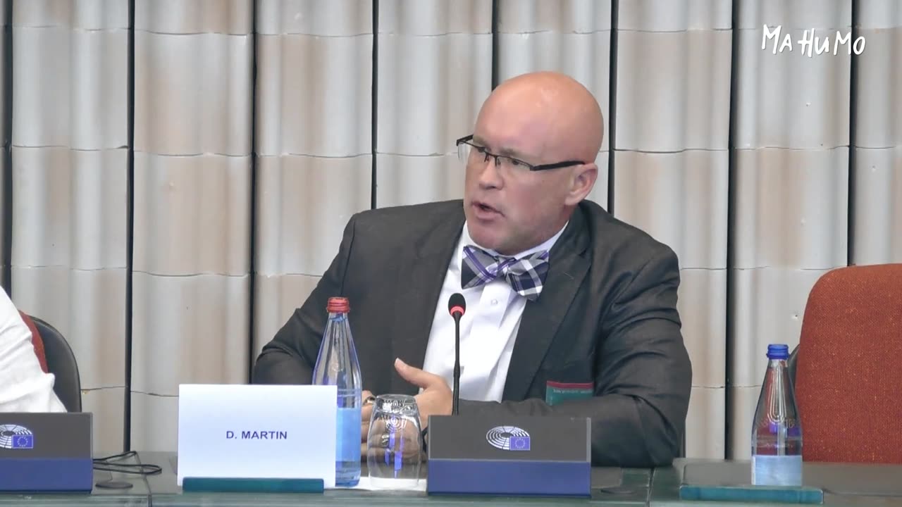 Dr. David E Martin - Expert hearing - EU Parliament Strasbourg 13 sept 2023