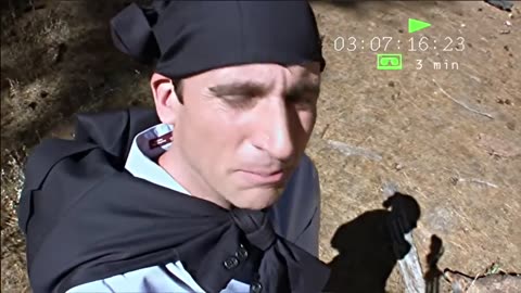 Michael Scott takes on the ultimate survival challenge