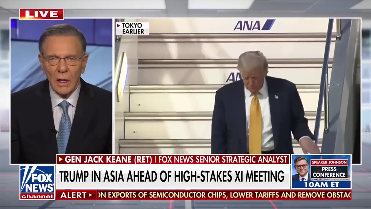 Xi is 'very much aware' of Trump's DOMINANT global position: Jack Keane