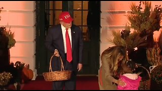 Melania Trump Embraces Little Girl Who Was Scared During Halloween at the White House