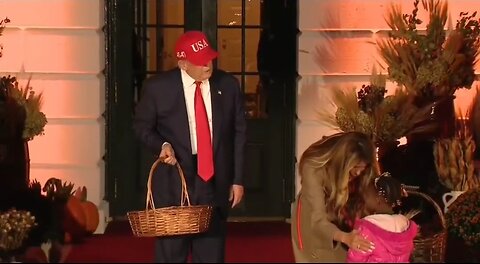 Melania Trump Embraces Little Girl Who Was Scared During Halloween at the White House