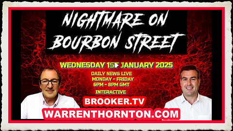 NIGHTMARE ON BOURBON STREET WITH WARREN THORNTON PAUL BROOKER