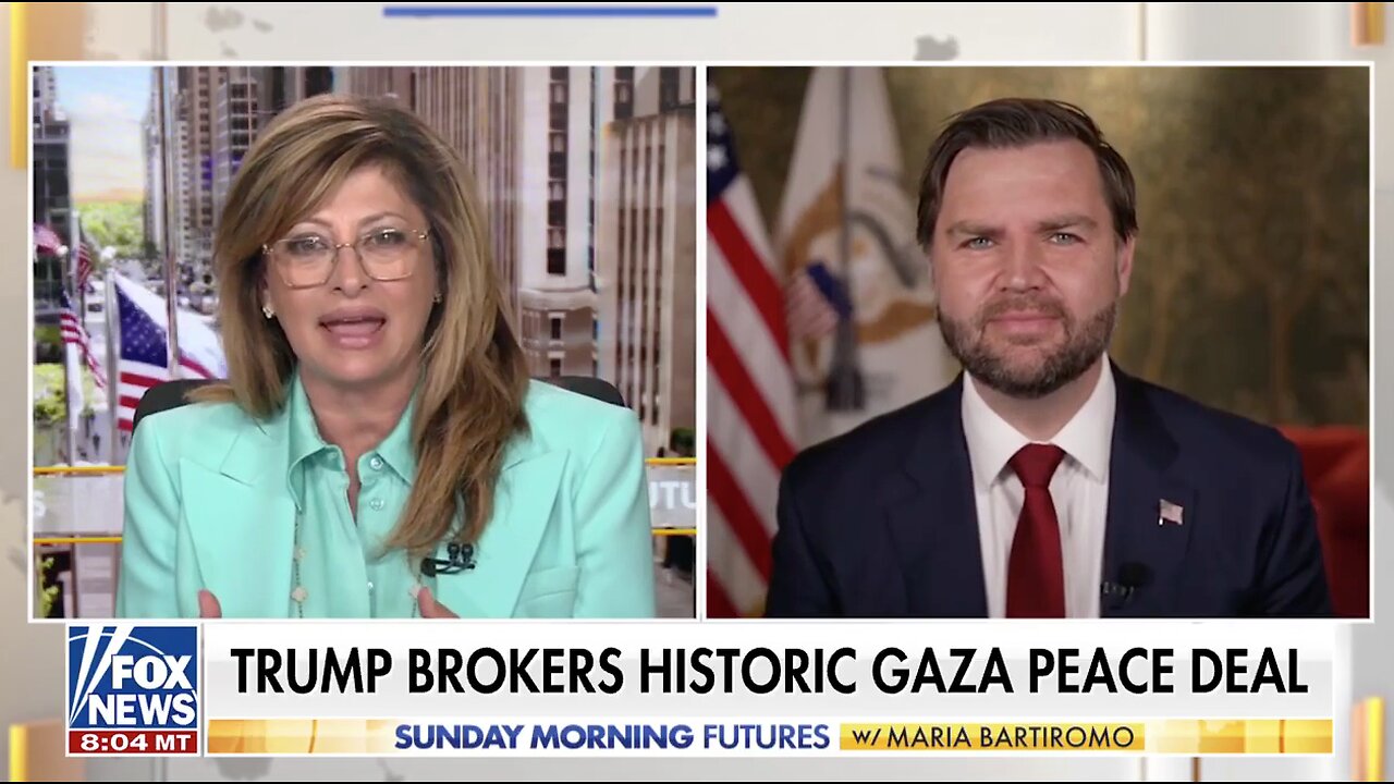 JD Vance Explains Israel-Hamas historic Peace Deal - 10/12/2025