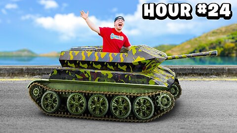 Spending 24 Hours In Mini Tanks