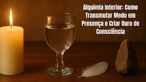 Alquimia Interior: Como Transmutar Medo em Presença e Criar Ouro de Consciência
