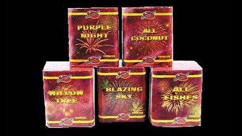 Brilliant Collection - Brillaint Five - 5 Vuurwerk Cakes 12 Shots
