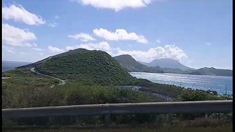 We Take a Land Taxi on Tropical St. Kitts then a Water Taxi across the Narrows to Nevis