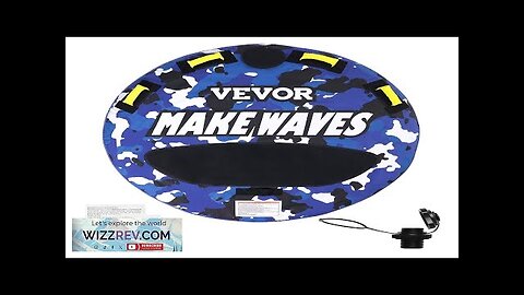 VEVOR Towable Tube for Boating 340 lbs 1-2 Riders Inflatable Boat Tubes Review