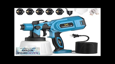 Paint Sprayer 700W Airless Paint Sprayer Spray Paint Gun with 5 Copper Review