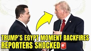 Trump Just Did THIS At The Egypt Summit, Reporters STUNNED🚨