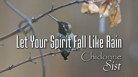 Chidonne Sist - Let Your Spirit Fall Like Rain - Gospel Music Video