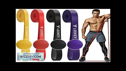 LEEKEY Resistance Bands Exercise Bands Pull Up Assist Bands Workout Bands Review