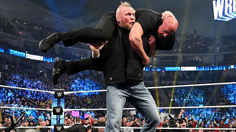 Brock Lesnar annihilates Roman Reigns’ security ambush on SmackDown @WWE