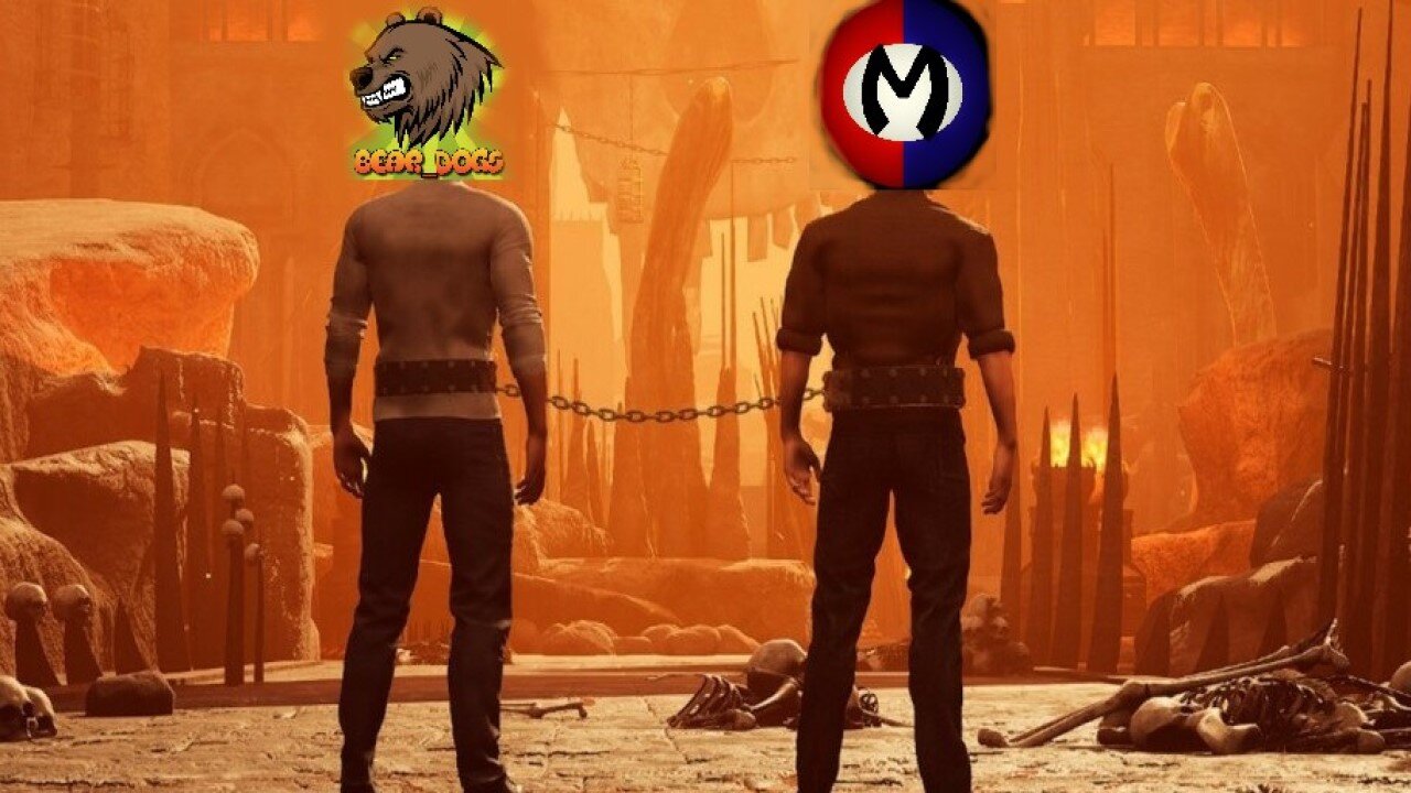 Chained Together W Bear Dogs and Bill and Steve 9