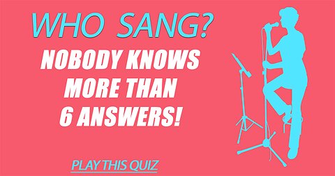 Who sang these songs?