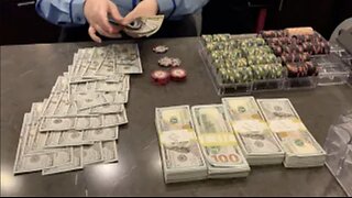 My BIGGEST WIN Ever! Opponent Rips For 2x Pot! We Have Top Set! 25/50/100! Poker Vlog Ep 339