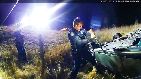 Police Chase Ends in the Worst Crash Ever