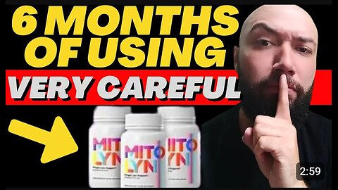 Mitolyn -🔥6 MONTHS OF USE 🔥 MITOLYN Review - MITOLYN WEIGHT LOSS - MITOLYN REVIEWS