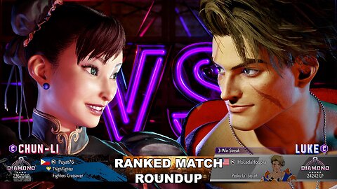 Kuya Kalbo SF6 Ranked Match Roundup. Chun Li 4 star Diamond Rank [Hori Fight Stick]