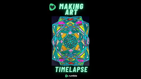 'Spring Mandala' Original Art Painting Timelapse 5-19-25 Short