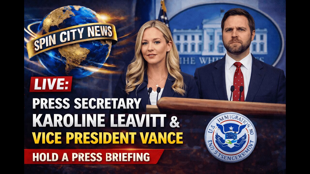 LIVE: White House press briefing with Karoline Leavitt and JD Vance
